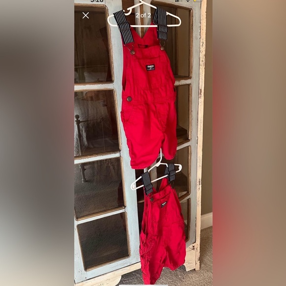 4T red overalls - Picture 2 of 2